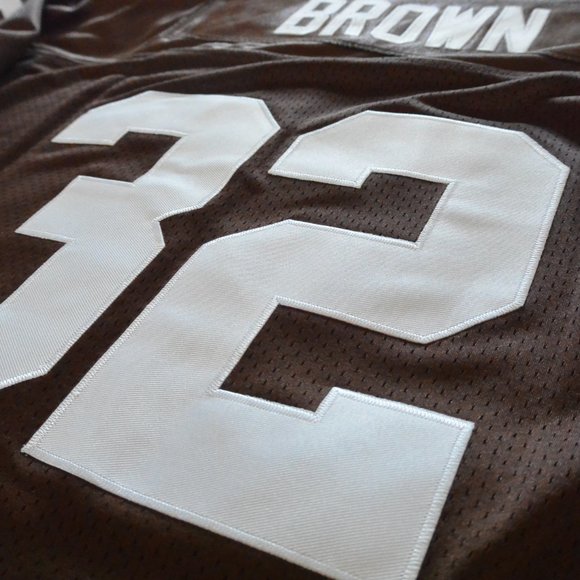 Brand NEW Jim Brown #32 Cleveland Browns Jersey Size Men's XL - Picture 9 of 10